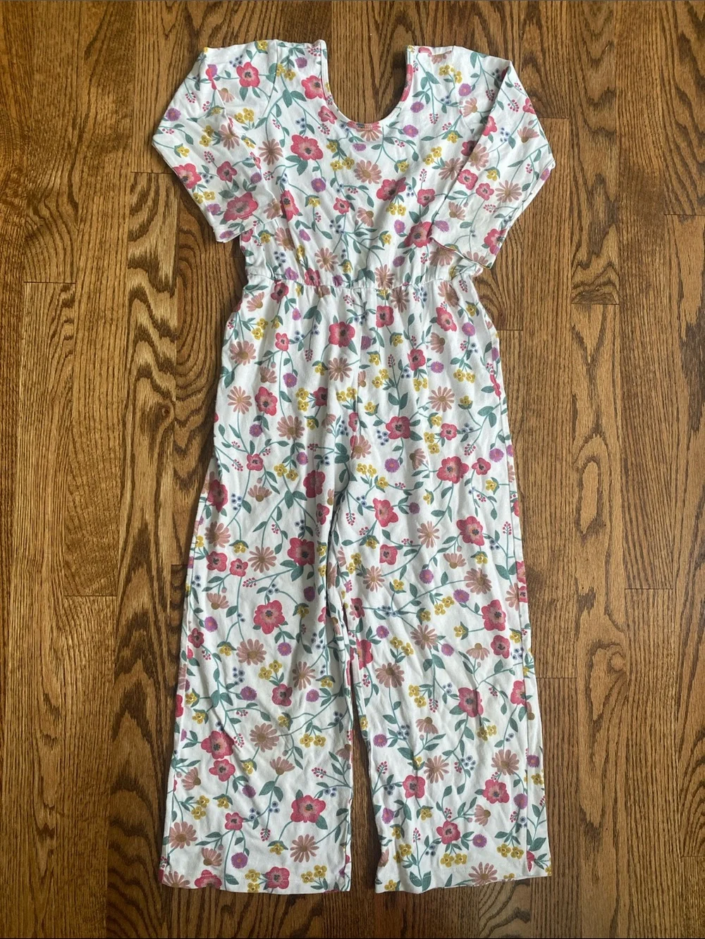 Alice+Ames floral long sleeve wide leg jumpsuit, size 10. Great, used condition